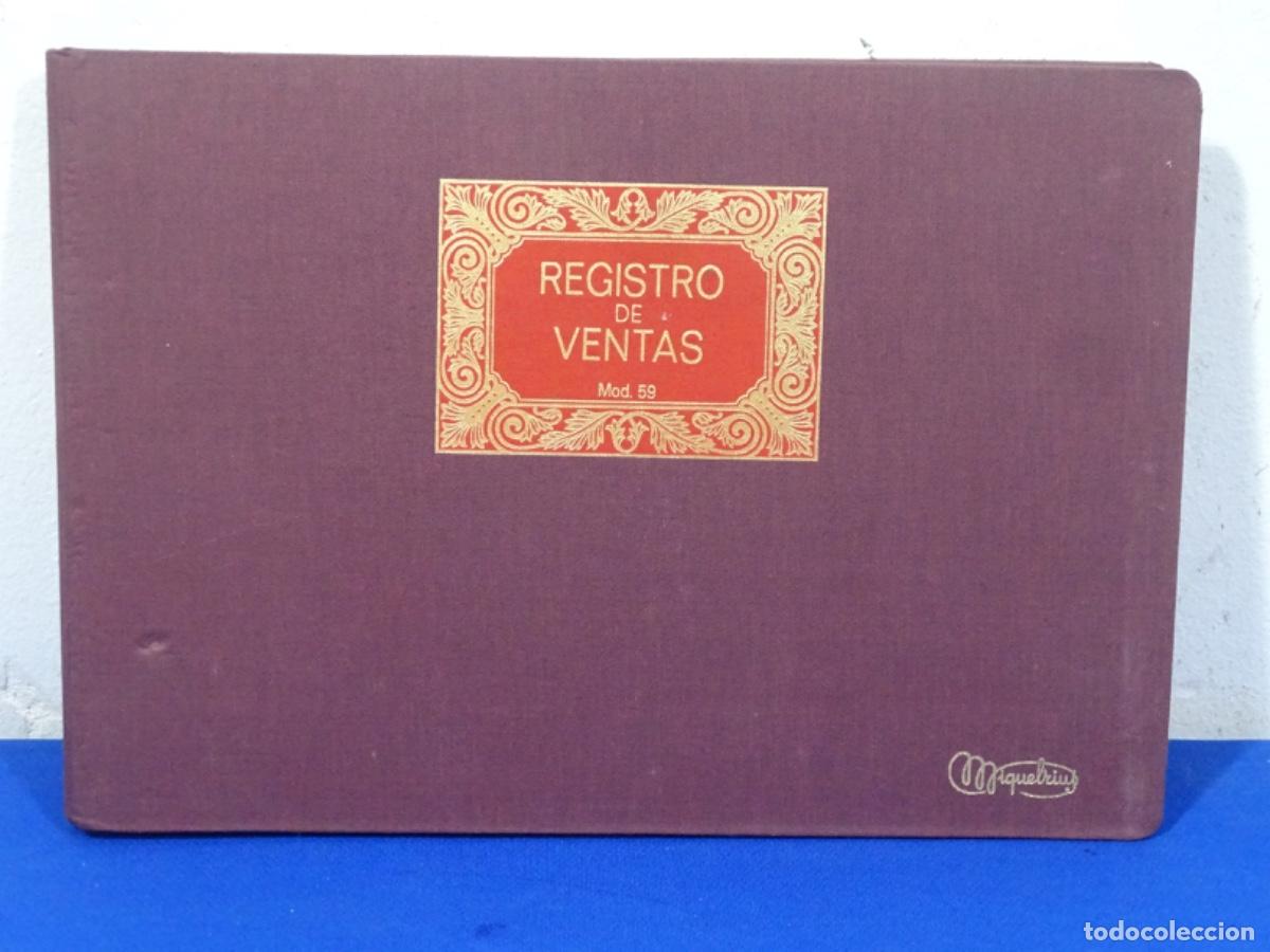Otros art&iacute;culos de coleccionismo en papel: LIBRO REGISTRO VENTAS MOD. 59 MIQUELRIUS. COMO NUEVO.