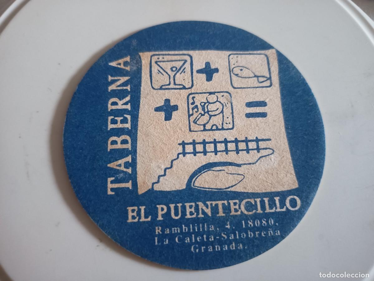 Otros art&iacute;culos de coleccionismo en papel: POSAVASOS TABERNA EL PUENTECILLO-SALOBRE&Ntilde;A-GRANADA