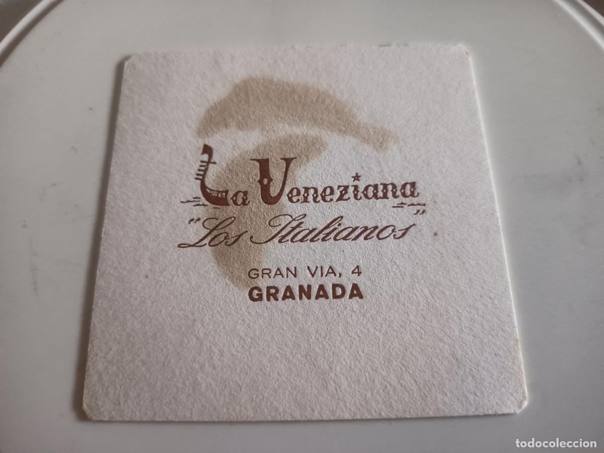 Otros art&iacute;culos de coleccionismo en papel: POSAVASOS CAFETERIA LA VENEZIANA-GRANADA