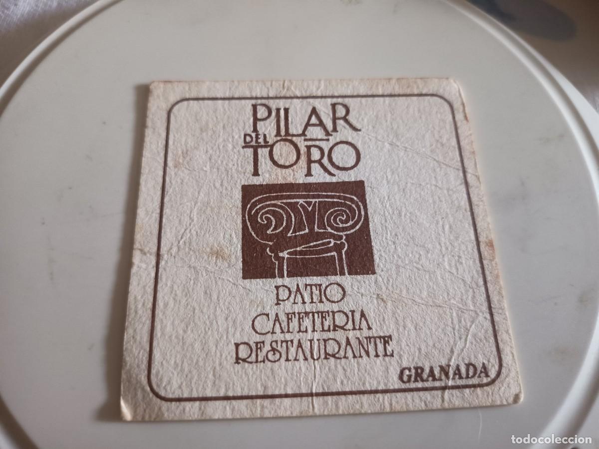 Otros art&iacute;culos de coleccionismo en papel: POSAVASOS CAFETERIA PILAR DEL TORO-GRANADA