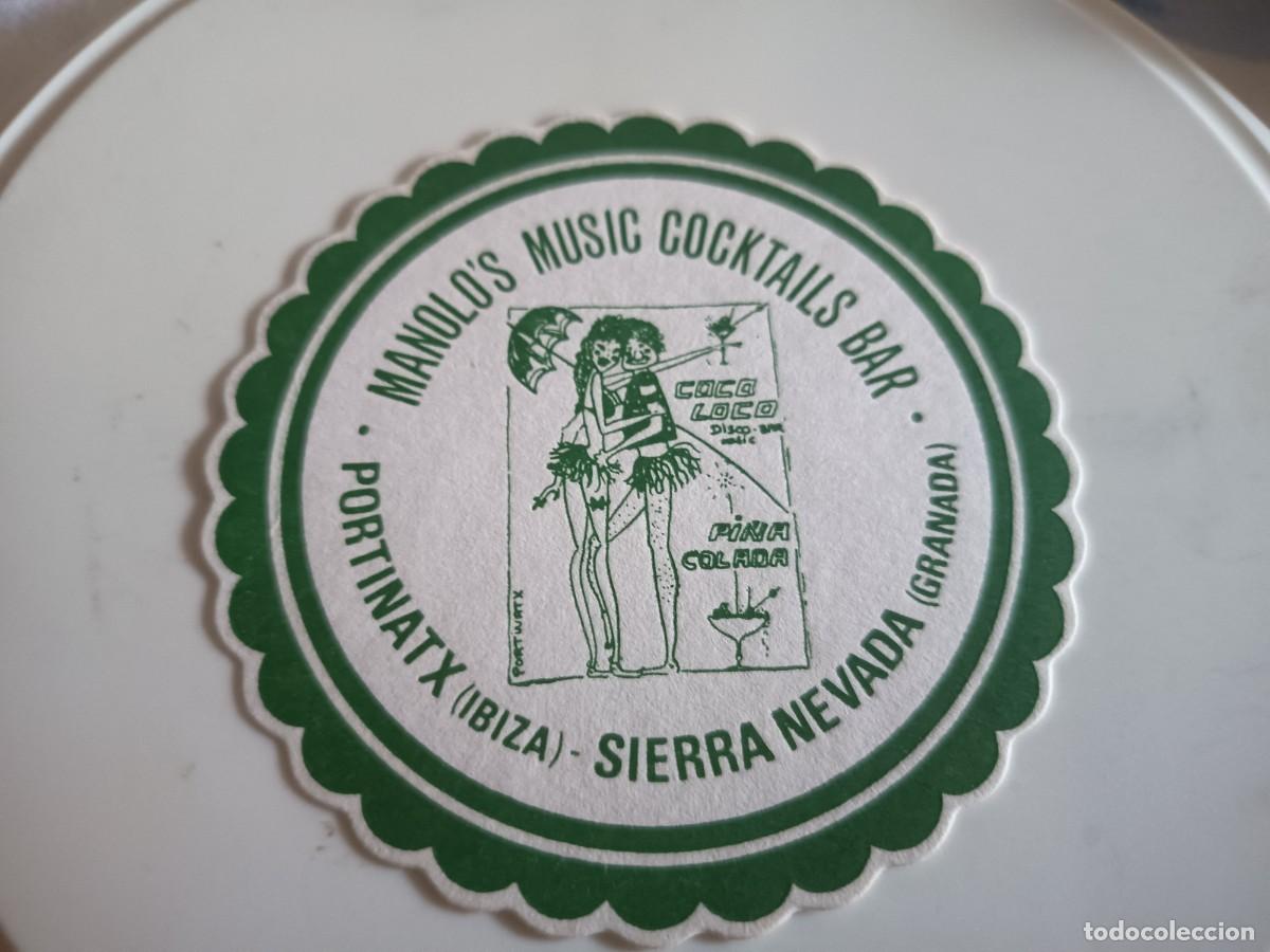 Otros art&iacute;culos de coleccionismo en papel: POSAVASOS MANOLO'S MUSIC-SIERRA NEVADA-GRANADA