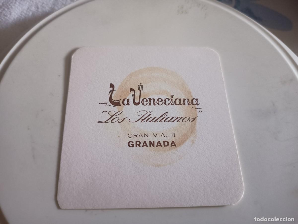 Sammelleidenschaft Andere Papierartikel: POSAVASOS CAFETERIA LA VENEZIANA-GRANADA