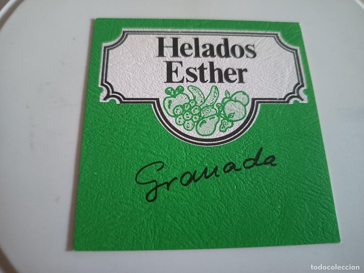 Otros art&iacute;culos de coleccionismo en papel: POSAVASOS HELADOS ESTHER-GRANADA