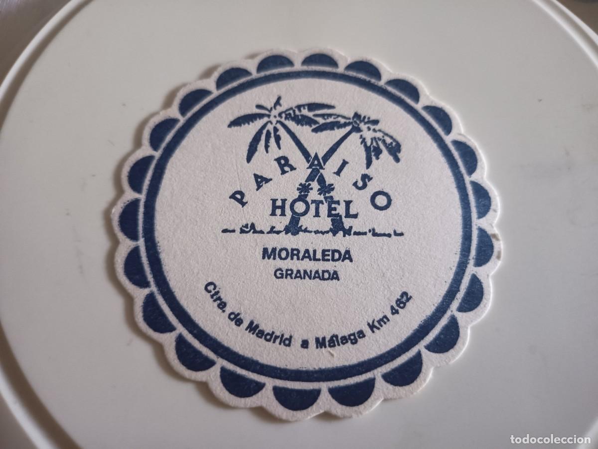 Otros art&iacute;culos de coleccionismo en papel: POSAVASOS HOTEL PARAISO-MORALEDA-GRANADA