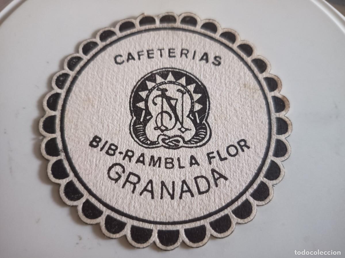 Otros art&iacute;culos de coleccionismo en papel: POSAVASOS CAFETERIAS BIB RAMBLA FLOR-GRANADA