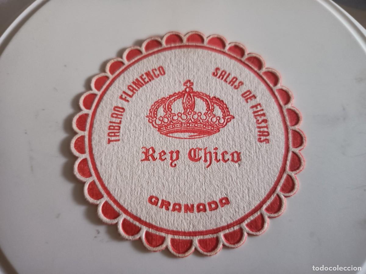 Otros art&iacute;culos de coleccionismo en papel: POSAVASOS SALAS DE FIESTA REY CHICO-GRANADA