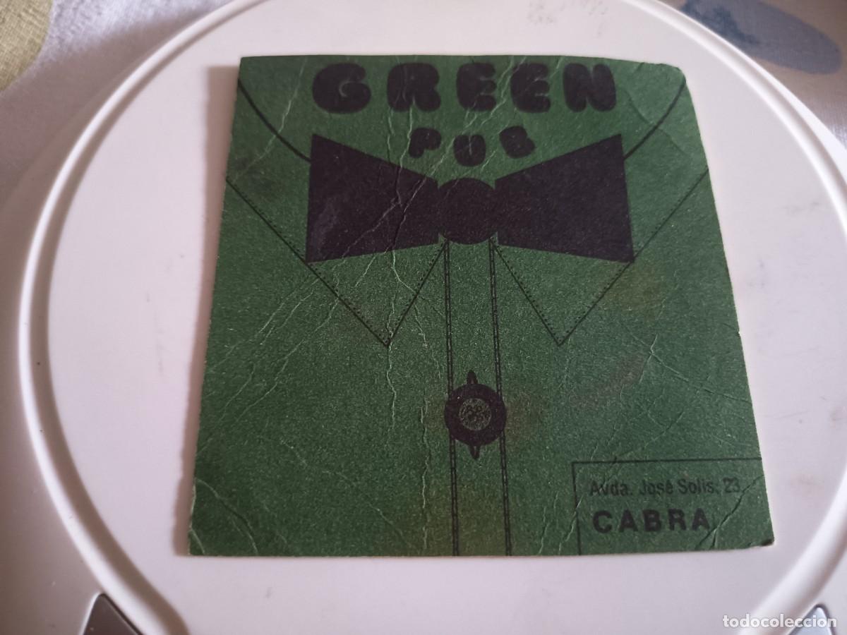 Otros art&iacute;culos de coleccionismo en papel: POSAVASOS PUB GREEN-CABRA-CORDOBA