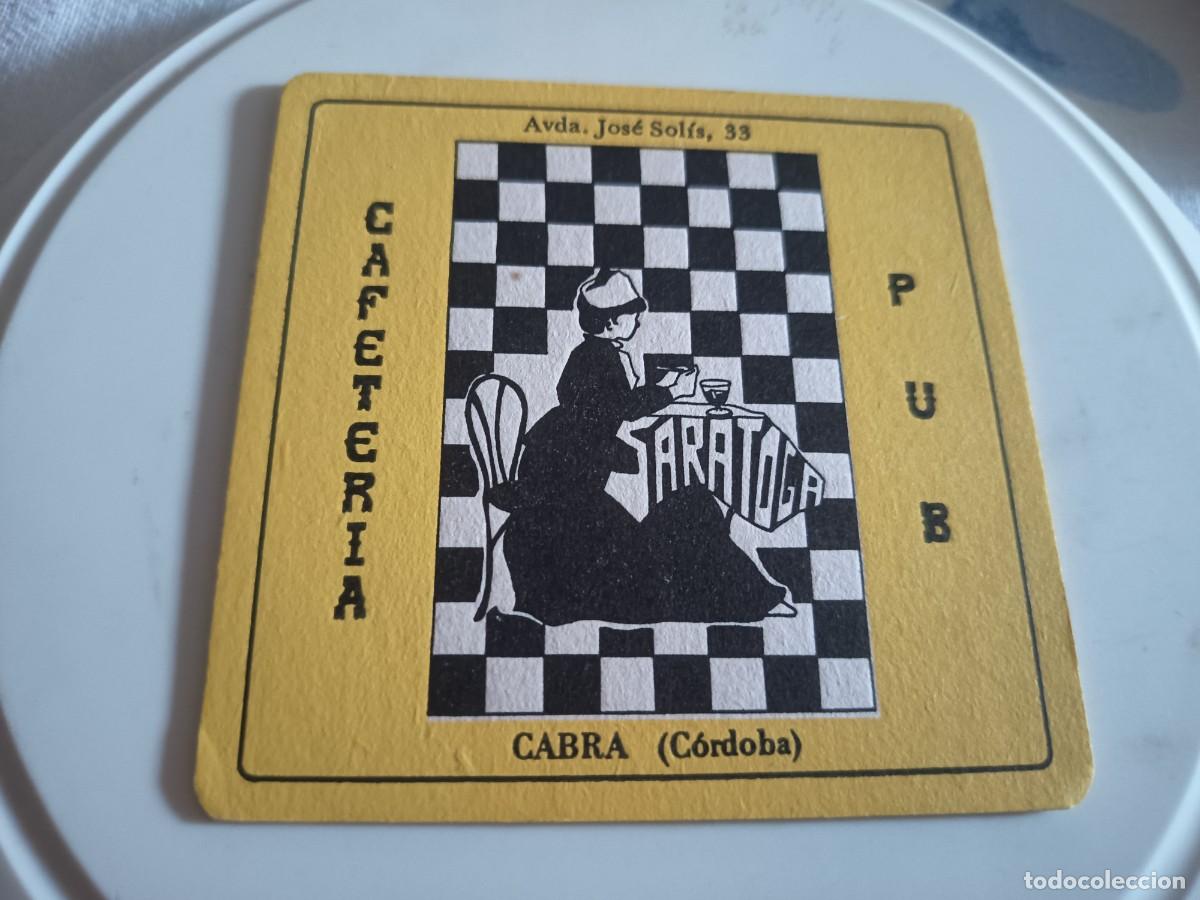 Otros art&iacute;culos de coleccionismo en papel: POSAVASOS PUB SARATOGA-CABRA-CORDOBA