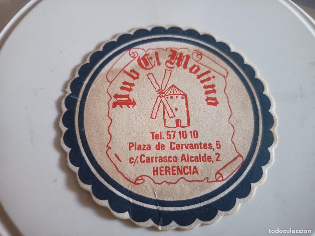 Otros art&iacute;culos de coleccionismo en papel: POSAVASOS PUB EL MOLINO-HERENCIA-CIUDAD REAL