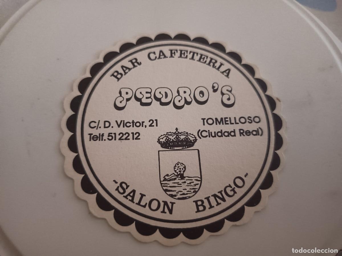 Otros art&iacute;culos de coleccionismo en papel: POSAVASOS BAR SALON DE BINGO PEDRO'S-TOMELLOSO-CIUDAD REAL
