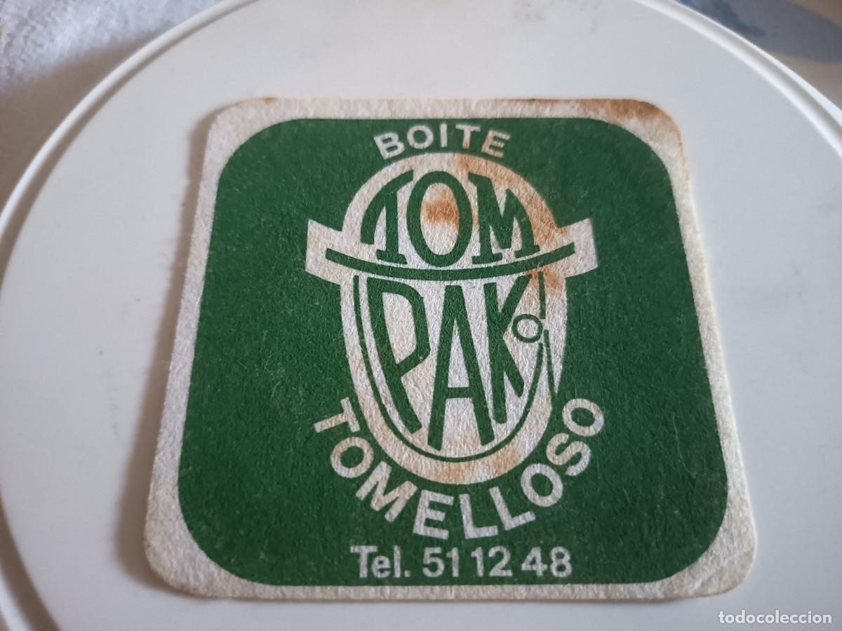Otros art&iacute;culos de coleccionismo en papel: POSAVASOS BOITE TOM PAK-TOMELLOSO-CIUDAD REAL