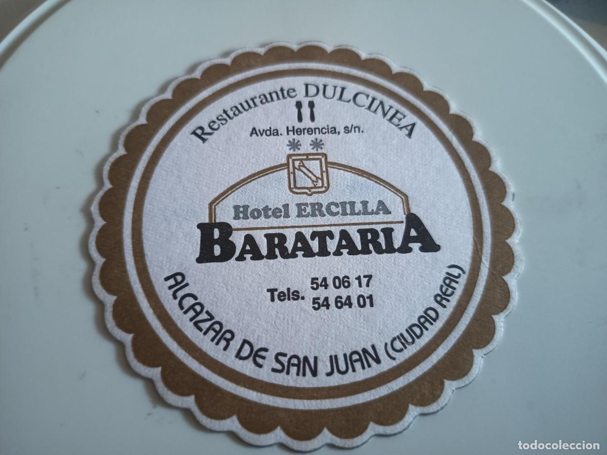 Otros art&iacute;culos de coleccionismo en papel: POSAVASOS RESTAURANTE DULCINEA-ALCAZAR DE SAN JUAN-CIUDAD REAL