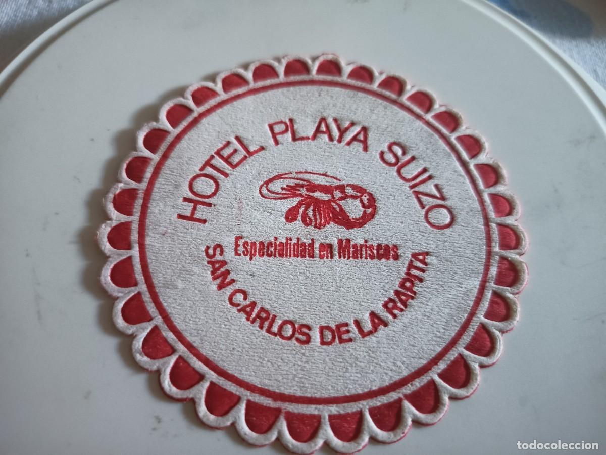 Otros art&iacute;culos de coleccionismo en papel: POSAVASOS HOTEL PLAYA SUIZO-SAN CARLOS DE LA RAPITA-TARRAGONA