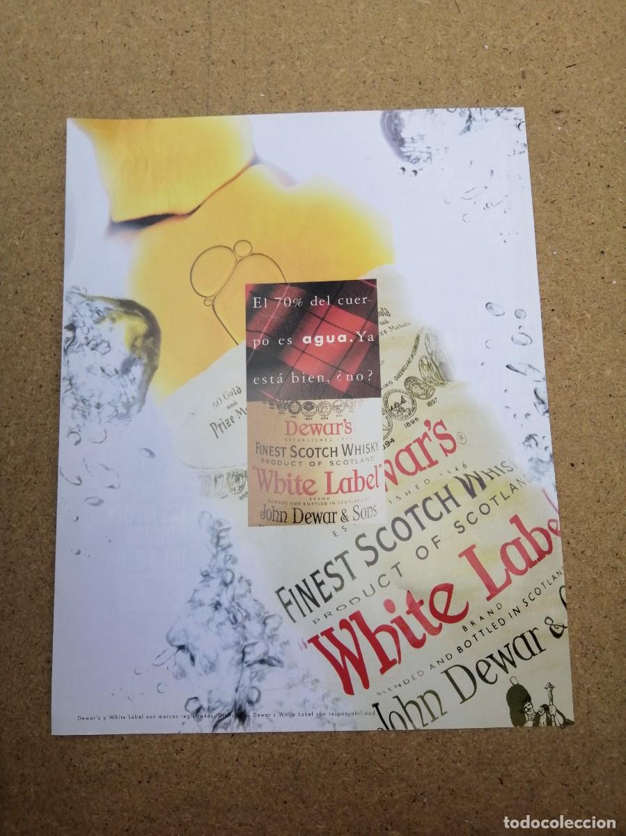 Otros art&iacute;culos de coleccionismo en papel: ANUNCIO. WHISKY WHITE LABEL