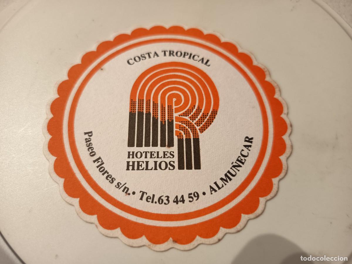 Otros art&iacute;culos de coleccionismo en papel: POSAVASOS HOTELES HELIOS-ALMU&Ntilde;ECAR-GRANADA