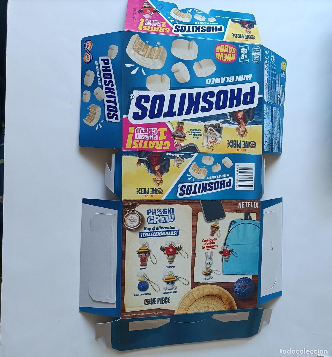 Otros art&iacute;culos de coleccionismo en papel: caja one piece vacia phoskitos mini 2026 empty packaging poskitos sanji