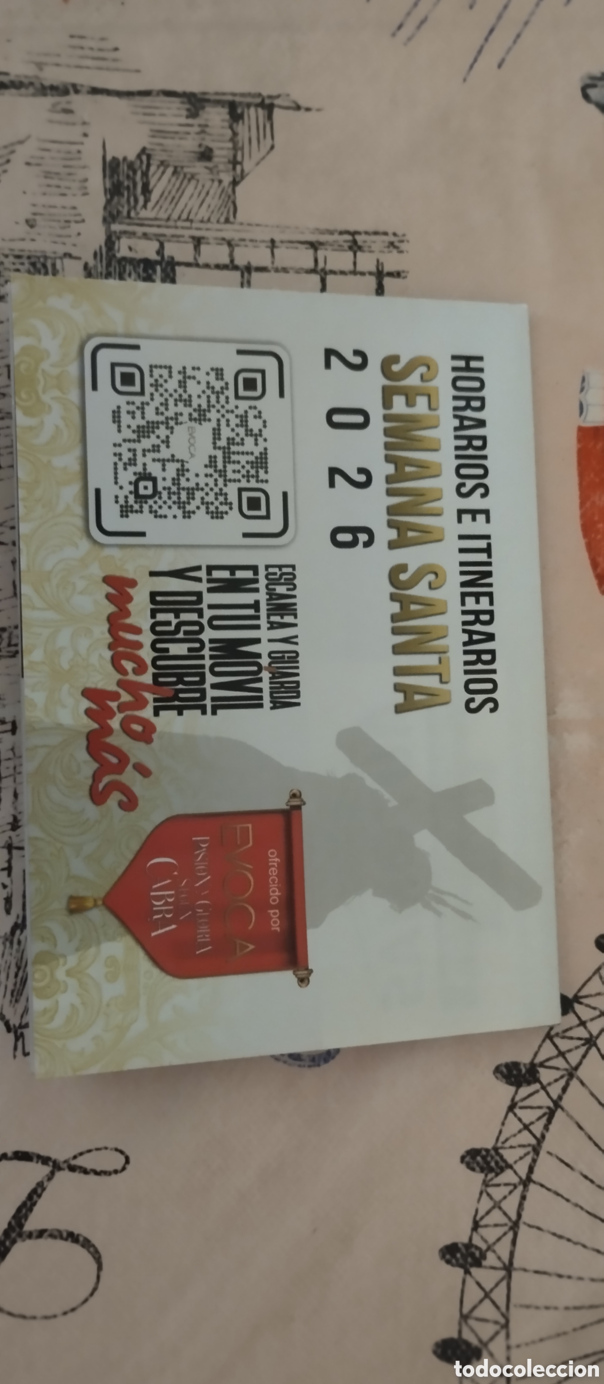 Otros art&iacute;culos de coleccionismo en papel: Guia de calle, de la Semana Santa 2026, de Cabra (Cordoba).