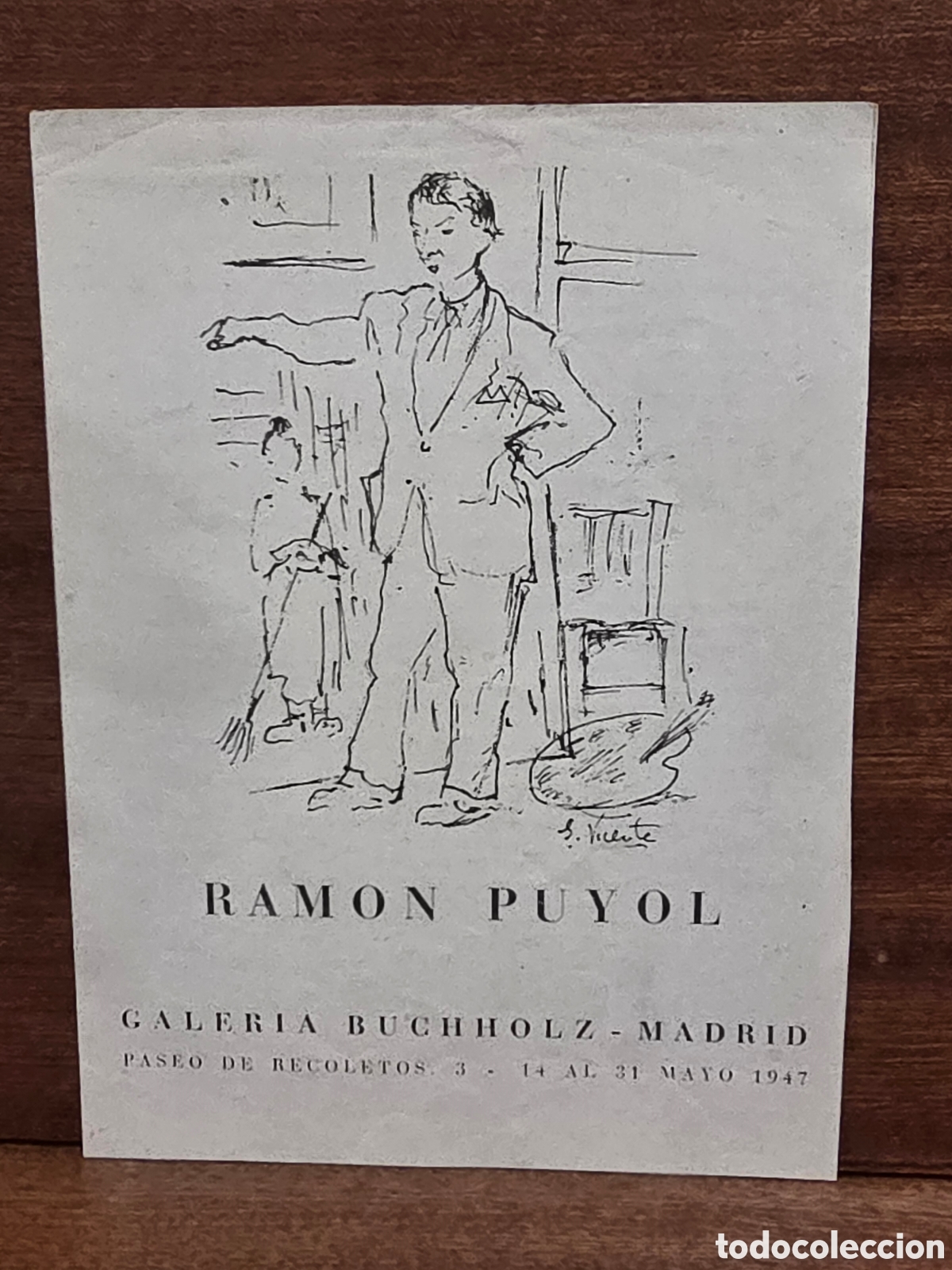 Otros art&iacute;culos de coleccionismo en papel: EXPOSICI&Oacute;N...&rdquo;&rdquo;RAM&Oacute;N PUYOL&rdquo;&rdquo;...GALERIA BUCHHOOLZ...MADRID...1947...