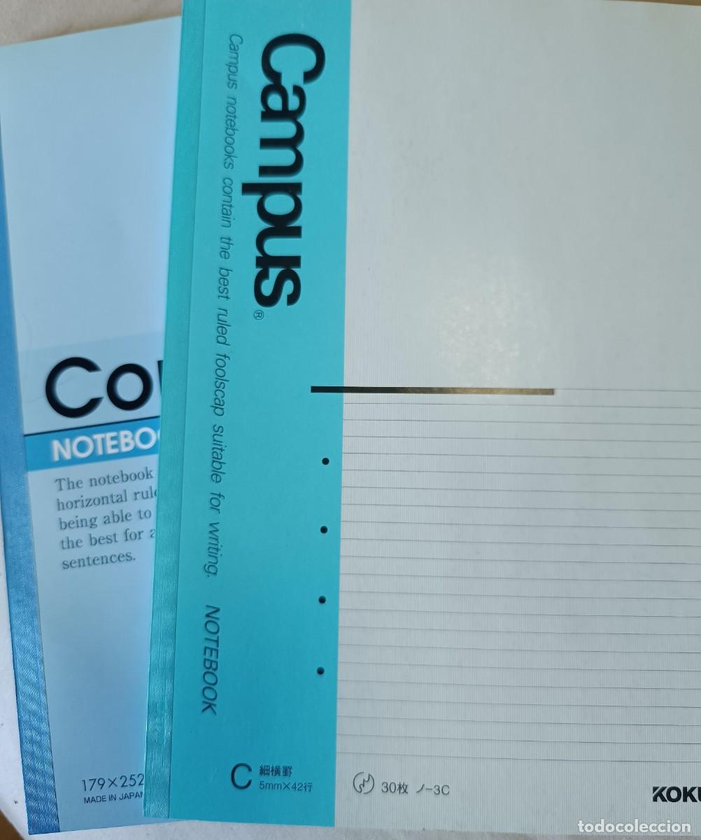 Otros art&iacute;culos de coleccionismo en papel: 2 cuadernos japoneses KOKUYO (en blanco). Campus, Combine Notebook JAPAN