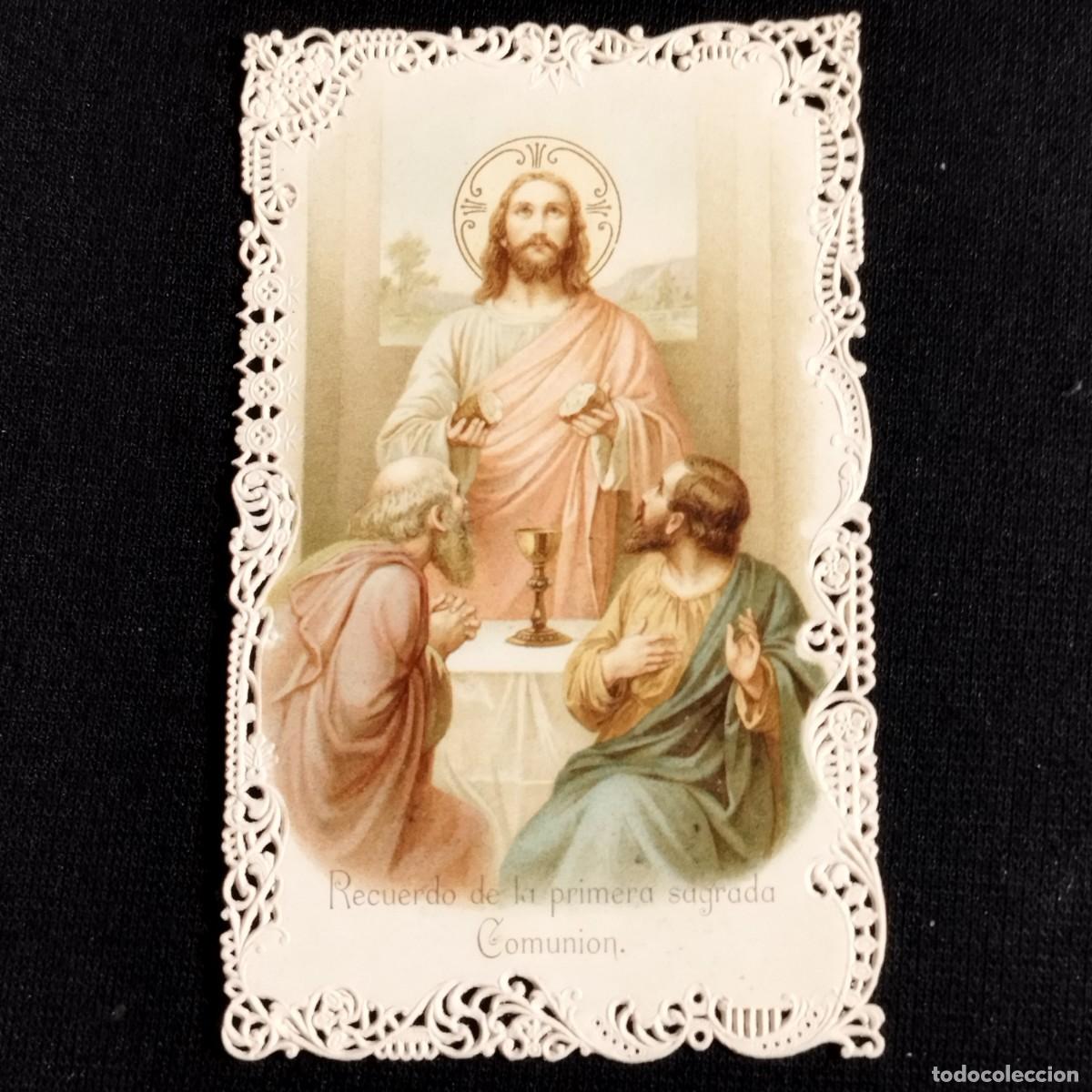 Otros art&iacute;culos de coleccionismo en papel: ESTAMPA JESUCRISTO RECUERDO DE LA PRIMERA COMUNION