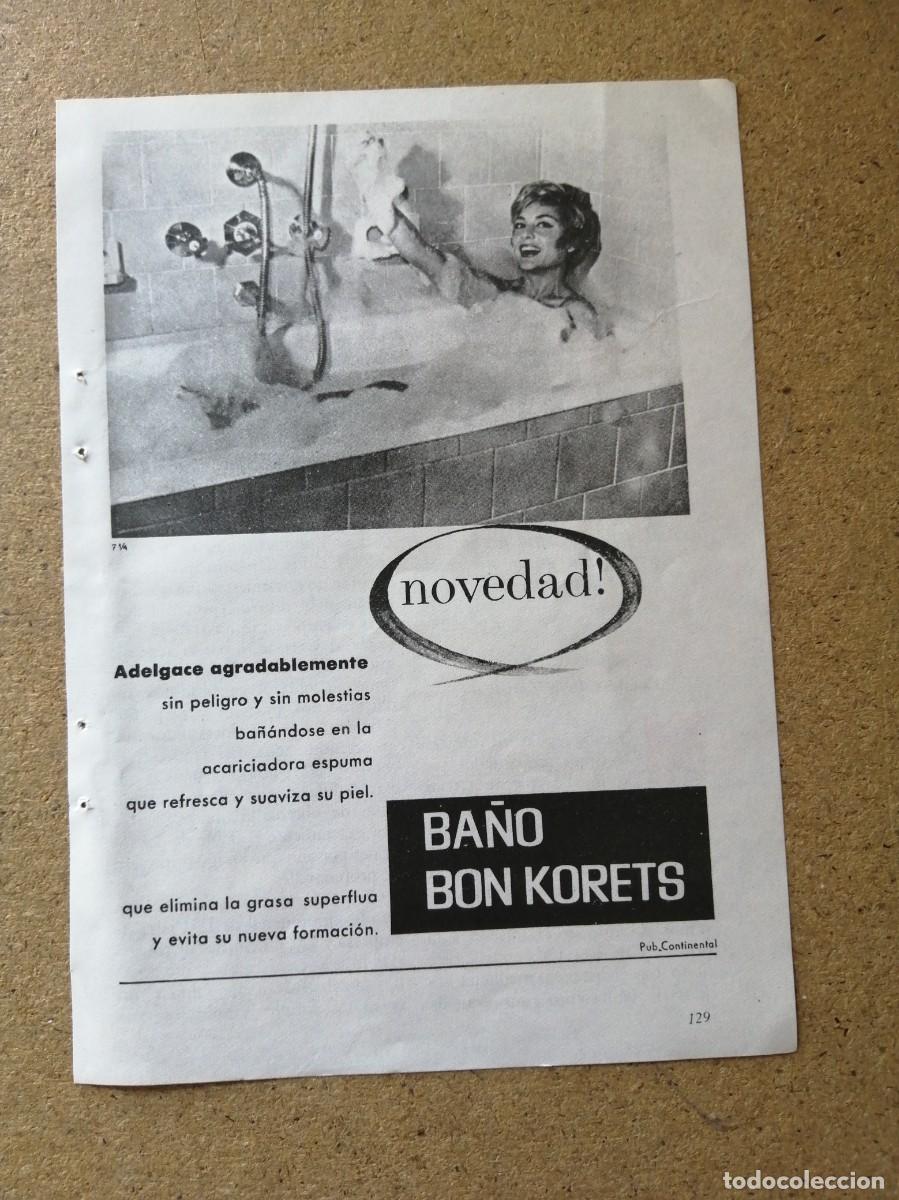 Otros art&iacute;culos de coleccionismo en papel: ANUNCIO. BA&Ntilde;O BON KORETS