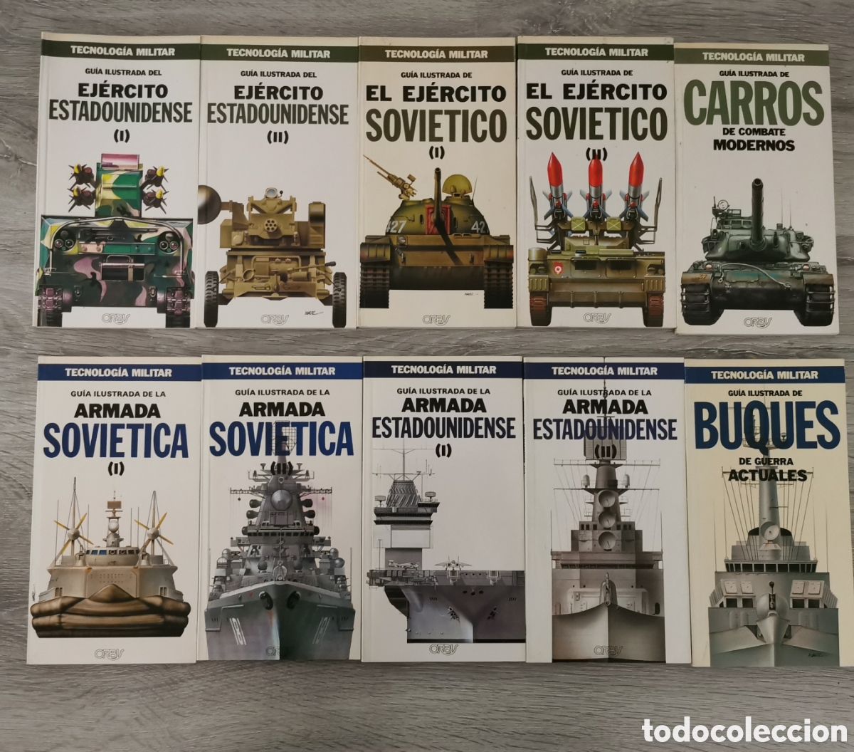 Otros art&iacute;culos de coleccionismo en papel: Lote de libros de Tecnolog&iacute;a Militar &ndash; Gu&iacute;a Ilustrada (19 tomos + 2 de regalo)