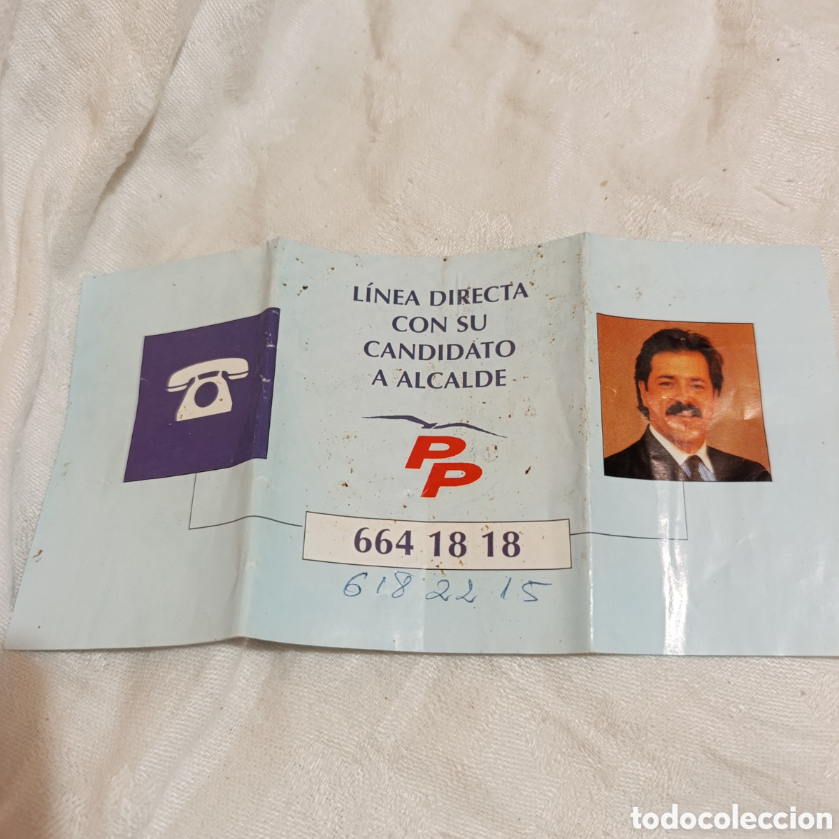 Paper Collecting Others: Folleto Electoral PP M&oacute;stoles - Fernando Bastarreche (A&ntilde;os 90) - Muy raro