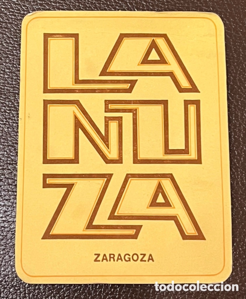 Otros art&iacute;culos de coleccionismo en papel: Posavasos. LANUZA. Zaragoza. A&ntilde;os 70.