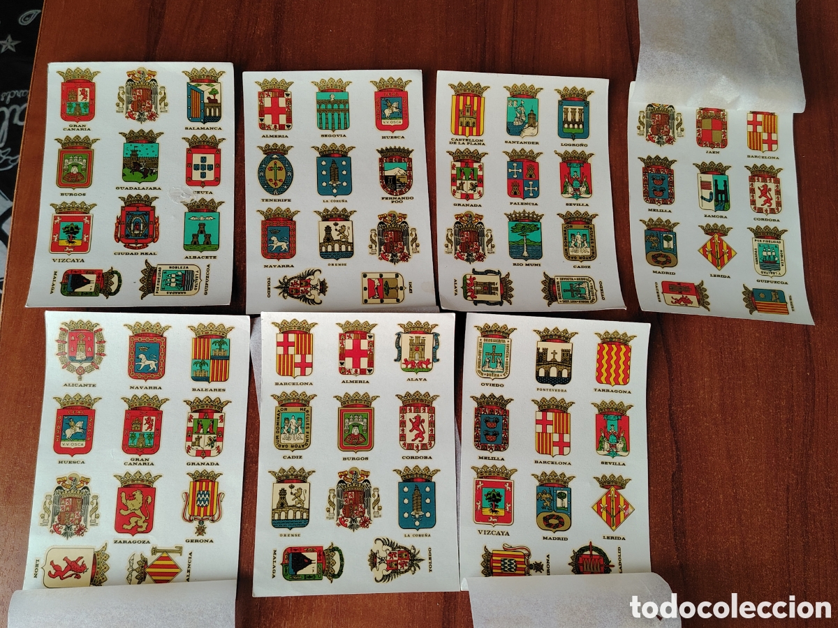 Otros art&iacute;culos de coleccionismo en papel: Calcamonias antiguas de ciudades