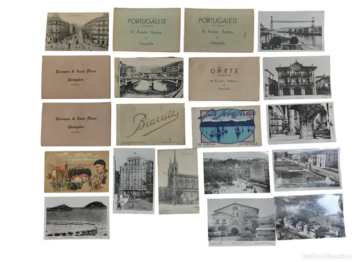 Outros artigos de papel: LOTE DE ANTIGUAS POSTALES FOTOGR&Aacute;FICAS DEL PA&Iacute;S VASCO. IMPRESI&Oacute;N SOBRE PAPEL. ESPA&Ntilde;A. SIGLO XX.
