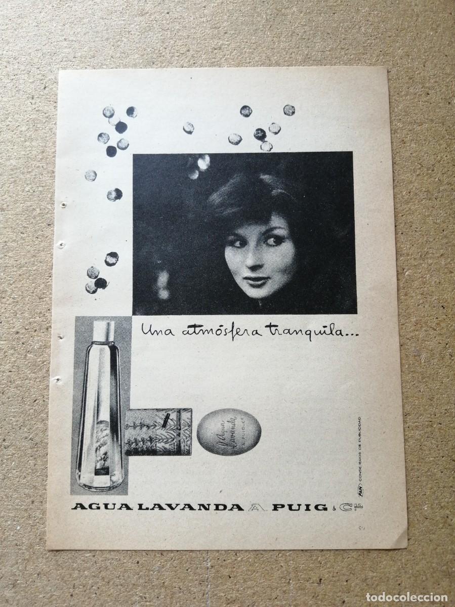 Altri oggetti di carta: ANUNCIO. AGUA LAVANDA PUIG