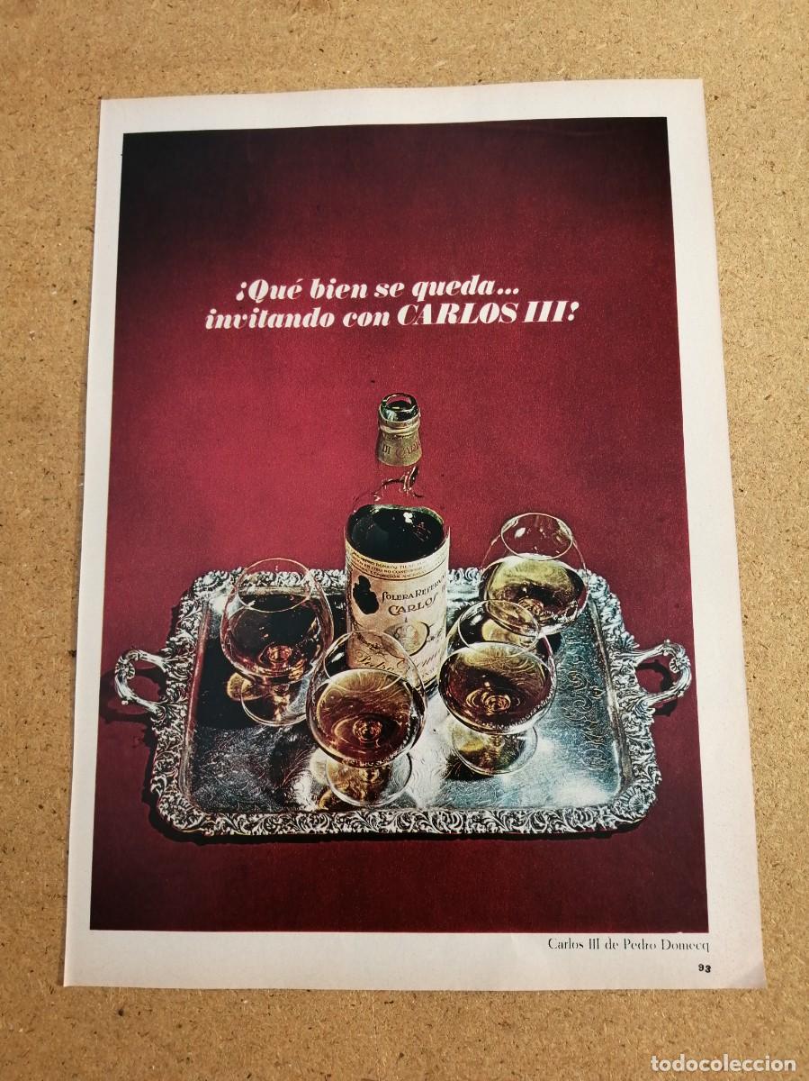 Otros art&iacute;culos de coleccionismo en papel: ANUNCIO. BRANDY CARLOS III