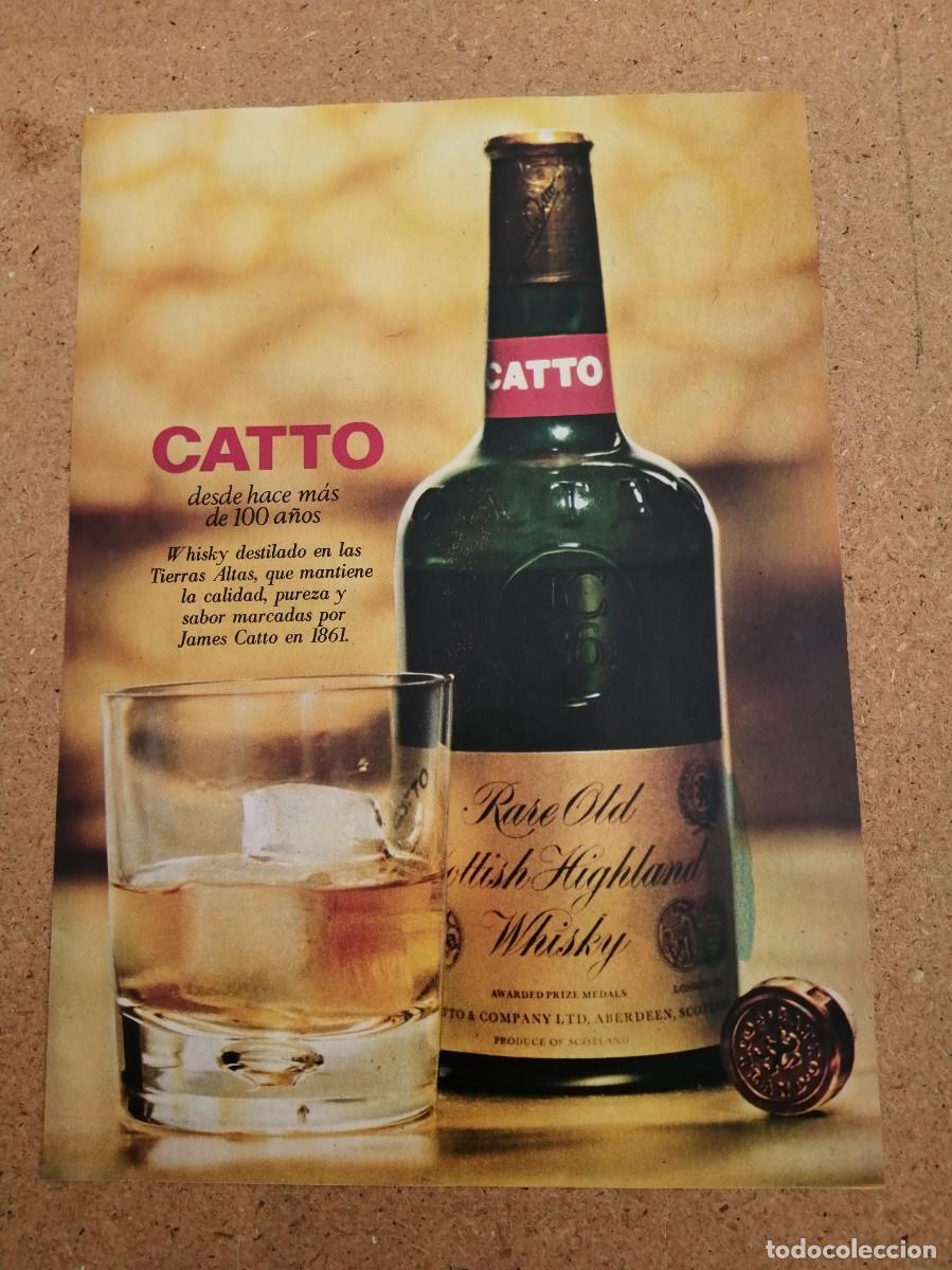 Otros art&iacute;culos de coleccionismo en papel: ANUNCIO. WHISKY CATTO - Foto 1