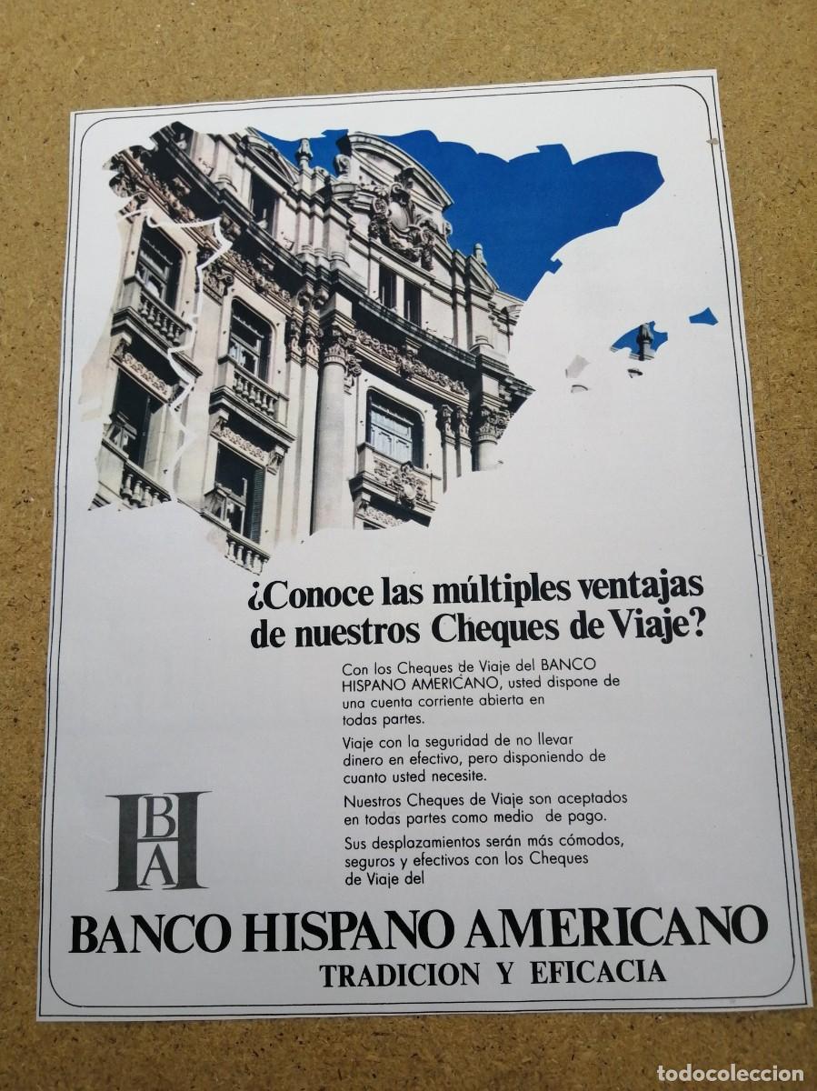 Sammelleidenschaft Andere Papierartikel: ANUNCIO. BANCO HISPANO AMERICANO