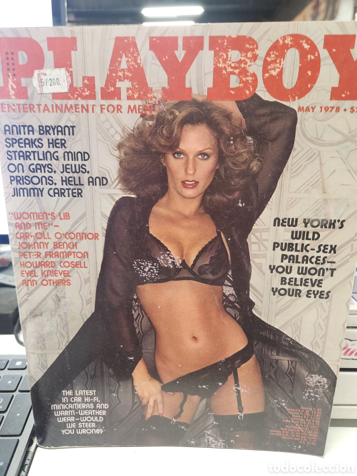 Otros art&iacute;culos de coleccionismo en papel: Playboy Mayo 1978 ingles