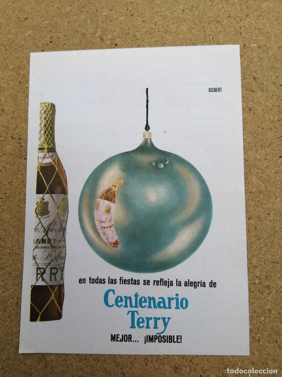 Otros art&iacute;culos de coleccionismo en papel: ANUNCIO. BRANDY CENTENARIO TERRY