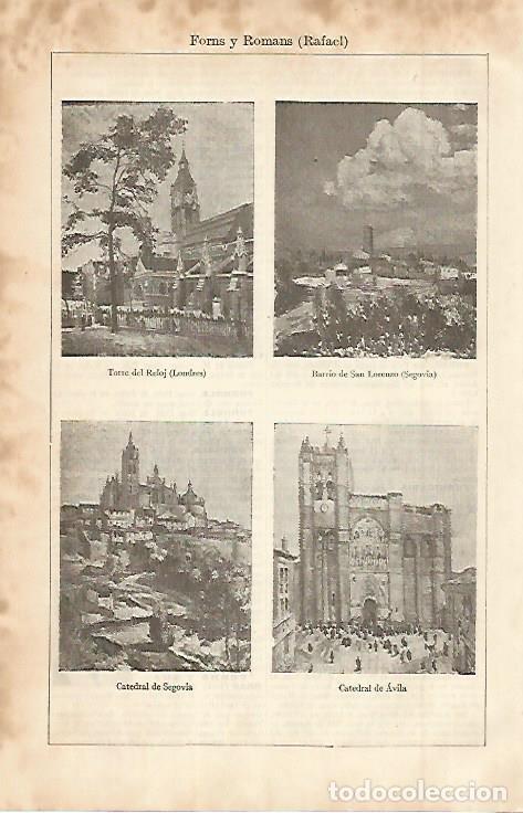 Paper Collecting Others: LAMINA ESPASA 11327: Obras de R. Forns y Romans - Varios