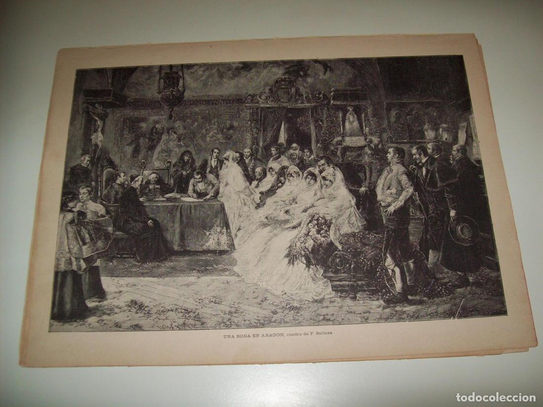 Paper Collecting Others: LAMINA ILUSTRACION ARTISTICA 19955: Una boda en Aragon - Varios