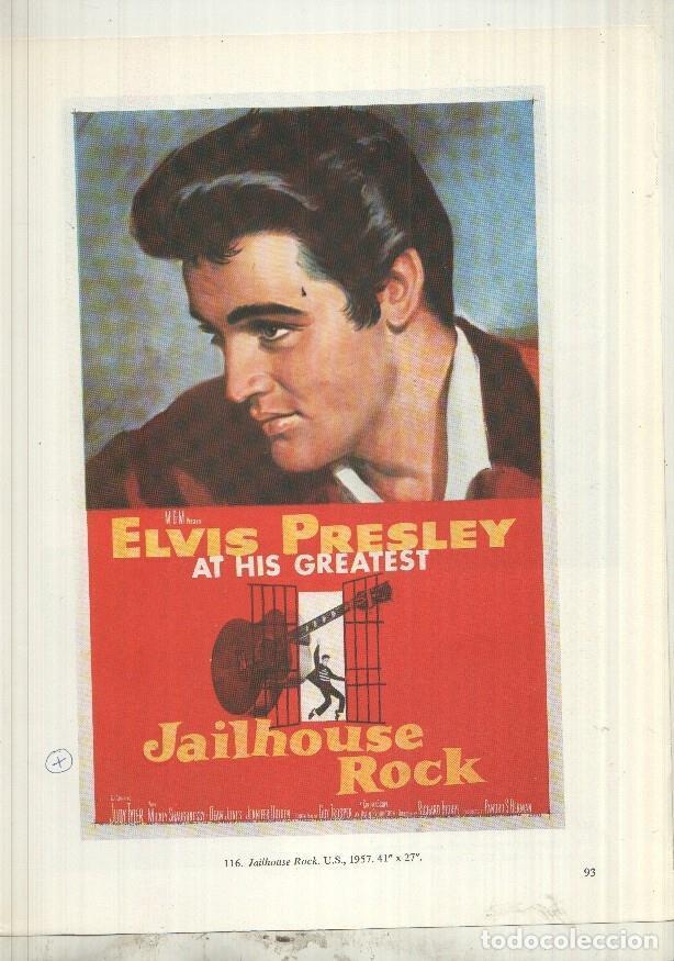 Otros art&iacute;culos de coleccionismo en papel: Lamina 39 The movie Poster Book: Elvis Presley en trasera Geant George Stevens
