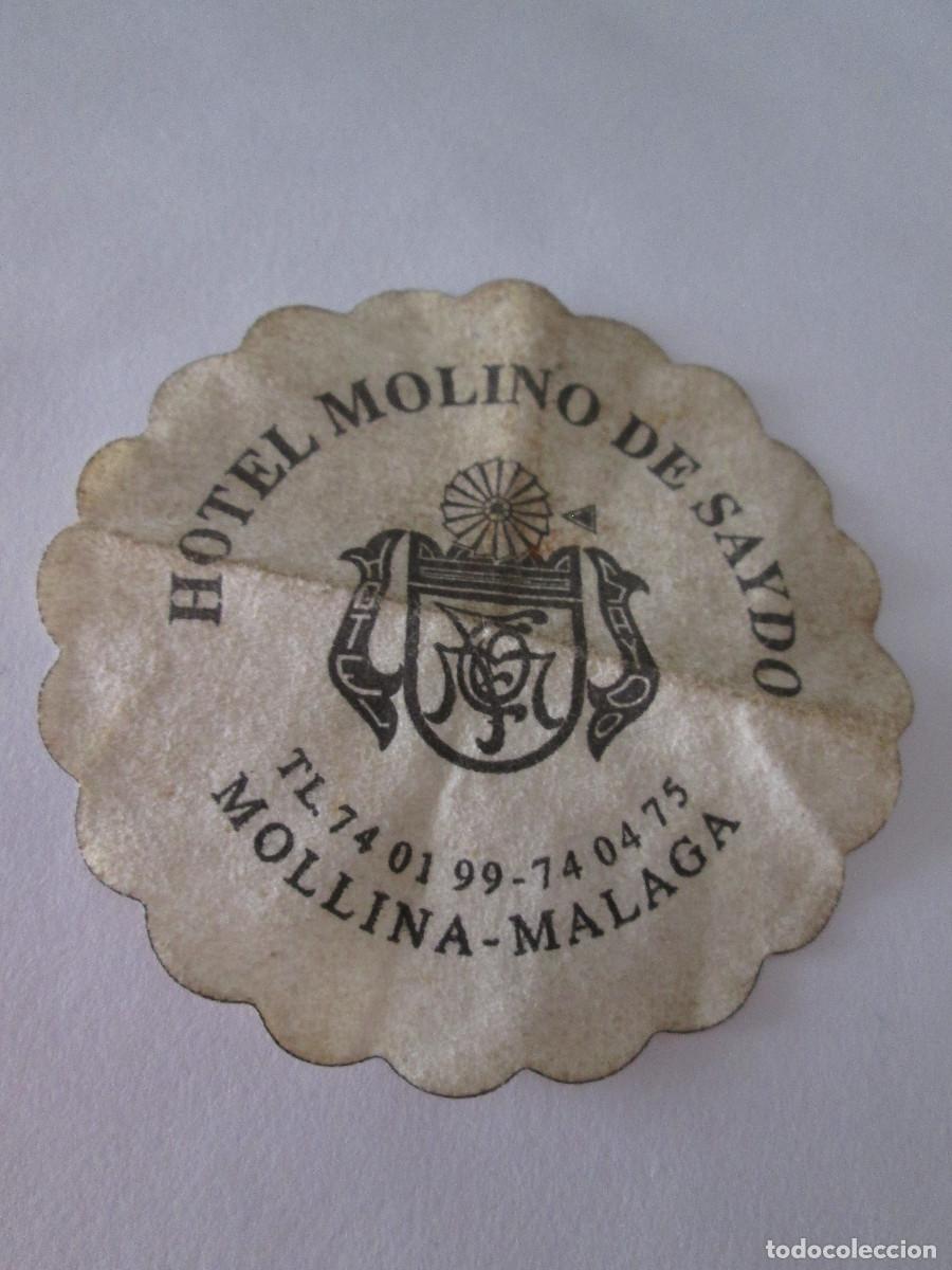 Otros art&iacute;culos de coleccionismo en papel: POSAVASOS HOTEL MOLINO DE SAYDO - MOLLINA - MALAGA - PAPEL DE CELULOSA