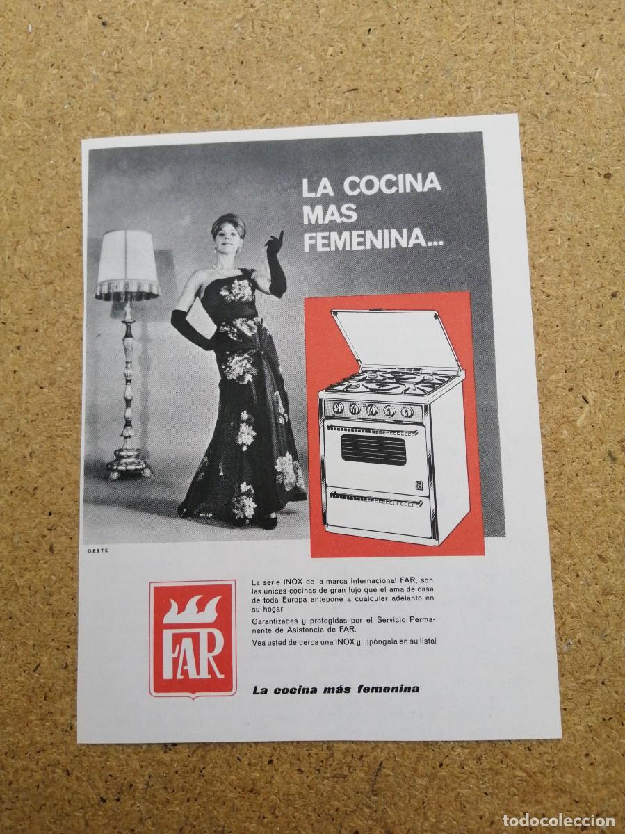 Otros art&iacute;culos de coleccionismo en papel: ANUNCIO. COCINAS FAR