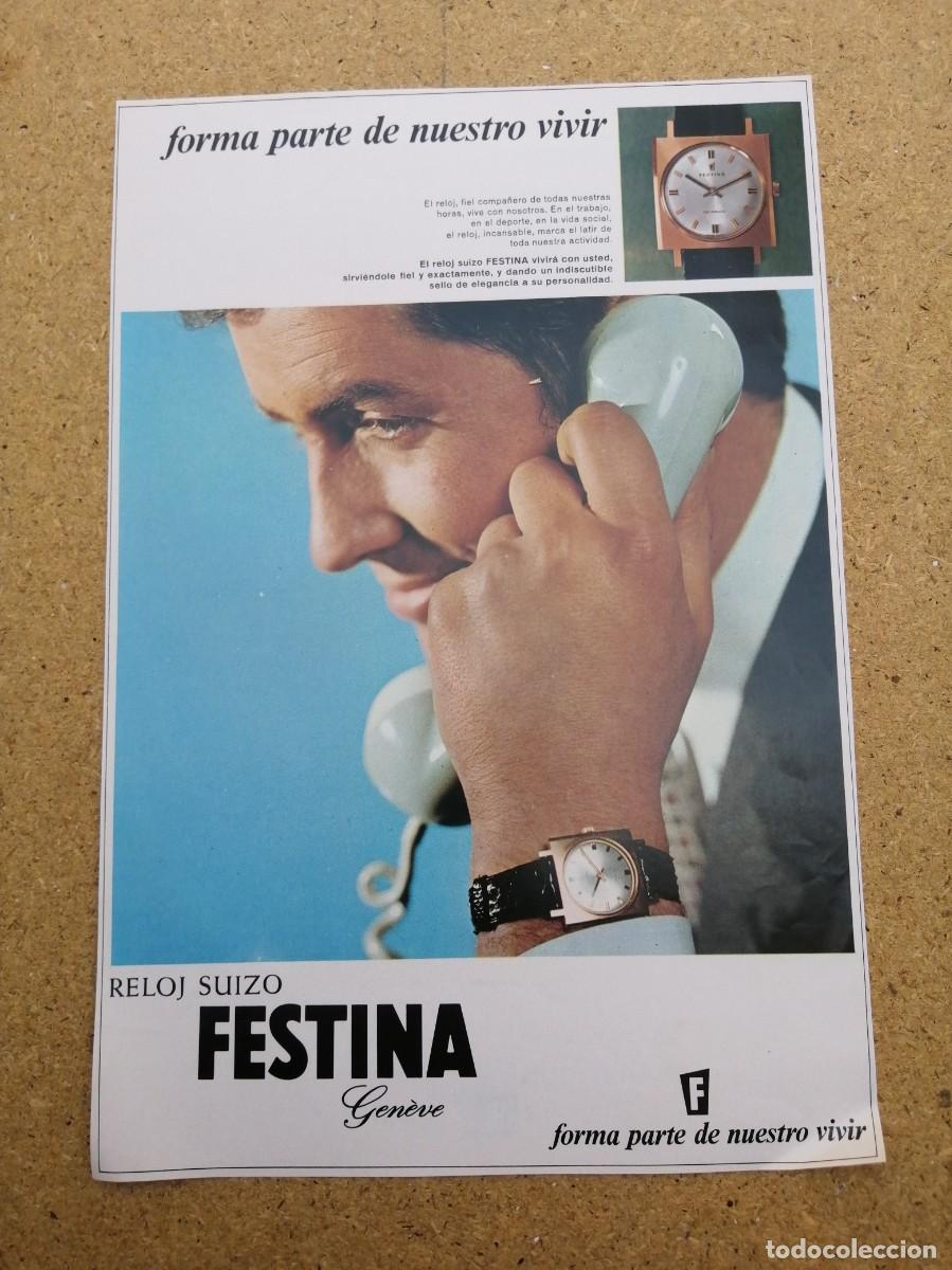 Otros art&iacute;culos de coleccionismo en papel: ANUNCIO. RELOJ FESTINA