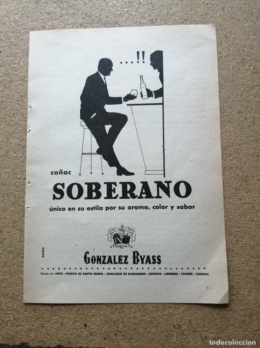 Otros art&iacute;culos de coleccionismo en papel: ANUNCIO. CO&Ntilde;AC SOBERANO
