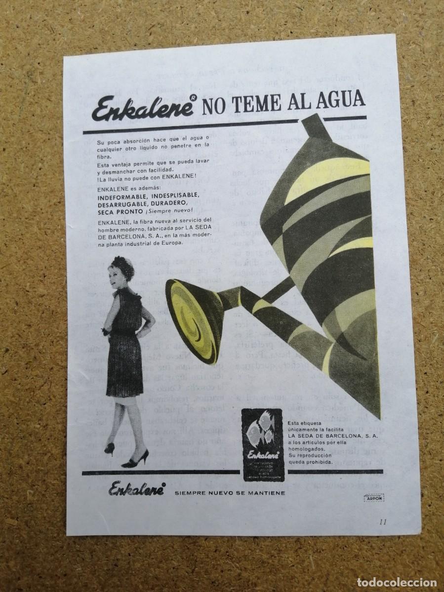 Otros art&iacute;culos de coleccionismo en papel: ANUNCIO. ENKALENE, NO TEME AL AGUA