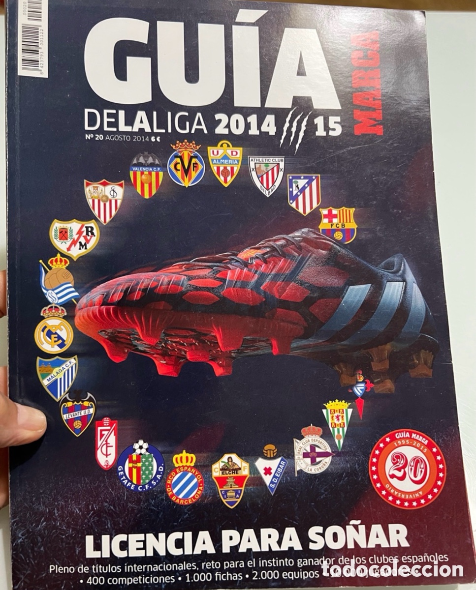 Otros art&iacute;culos de coleccionismo en papel: Revistas Gu&iacute;a de la Liga Marca, 2014/15, 2015/16 Muy bien conservadas.