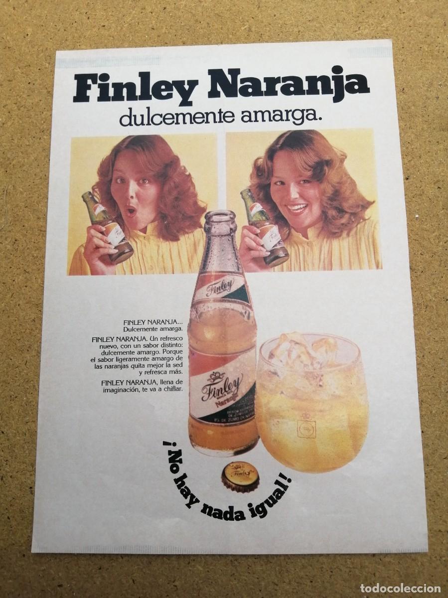 Otros art&iacute;culos de coleccionismo en papel: ANUNCIO. FINLEY NARANJA - Foto 1