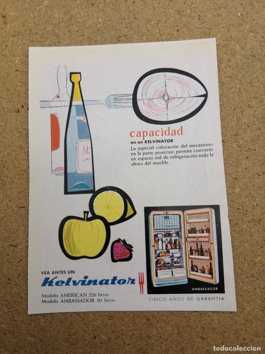 Collectionnisme Papier divers: ANUNCIO. FRIGORIFICO KELVINATOR