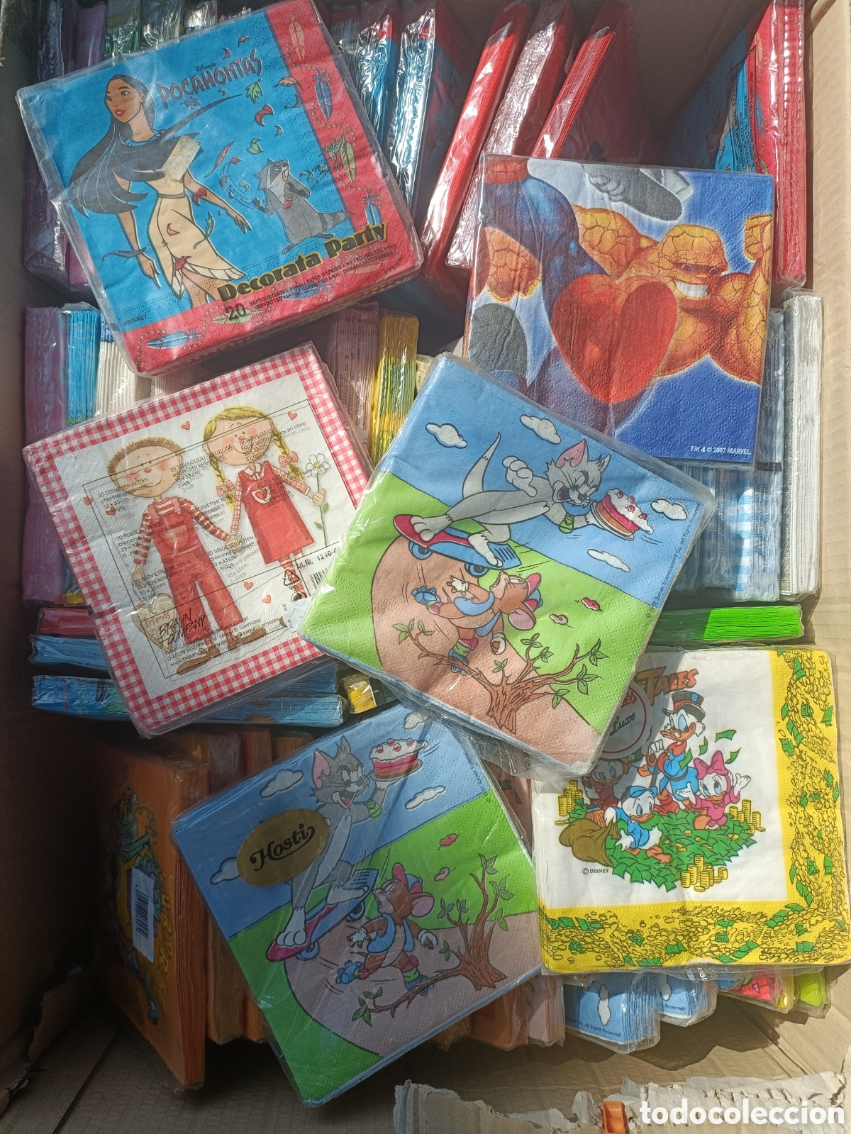 Otros art&iacute;culos de coleccionismo en papel: PRECIO POR UNIDAD Servilletas de papel vintage tem&aacute;tica retro (Nintendo / Toy Story / Disney ets.