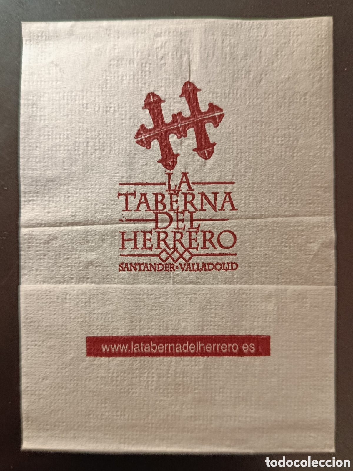 Paper Collecting Others: SERVILLETA DE PAPEL LA TABERNA DEL HERRERO/VALLADOLID