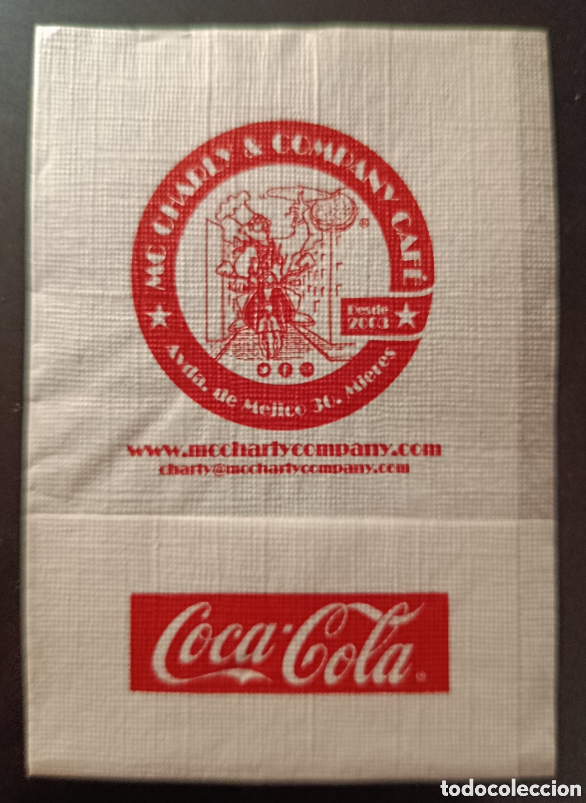 Altri oggetti di carta: SERVILLETA DE PAPEL McCHARLY & COMPANY/MIERES